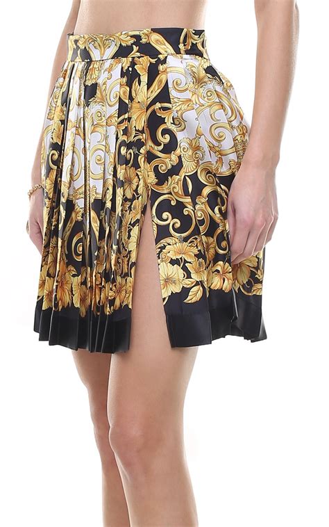 versace girls skirts|versace pleated mini skirt.